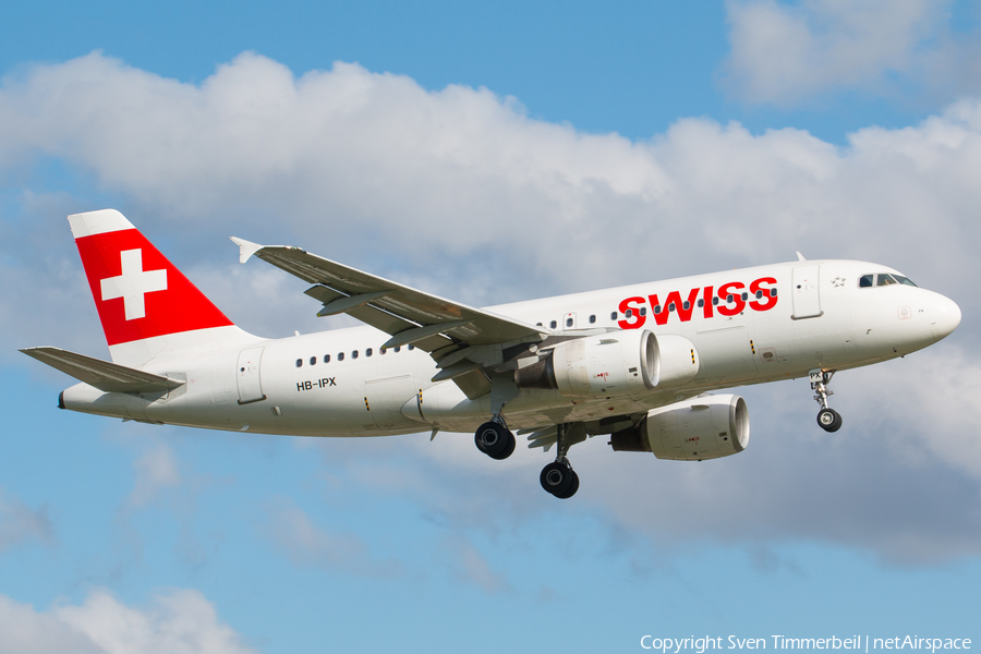 Swiss International Airlines Airbus A319-112 (HB-IPX) | Photo 171992