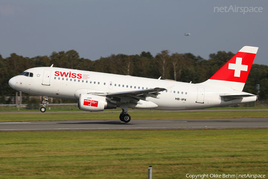 Swiss International Airlines Airbus A319-112 (HB-IPX) | Photo 52372