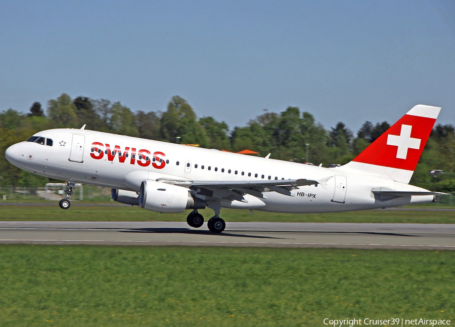 Swiss International Airlines Airbus A319-112 (HB-IPX) | Photo 278076