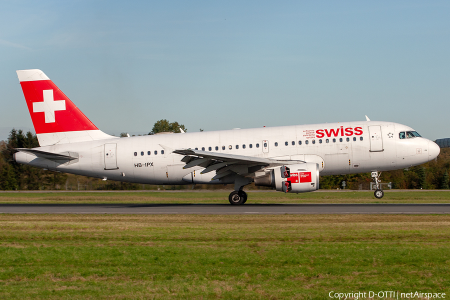 Swiss International Airlines Airbus A319-112 (HB-IPX) | Photo 318083