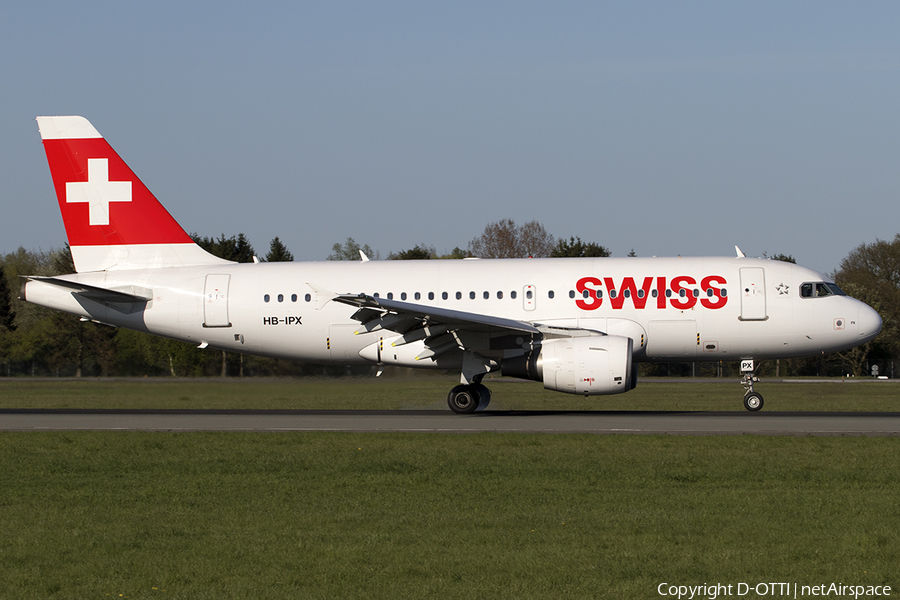 Swiss International Airlines Airbus A319-112 (HB-IPX) | Photo 554477