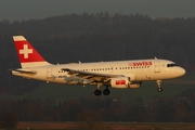 Swiss International Airlines Airbus A319-112 (HB-IPX) at  Zurich - Kloten, Switzerland