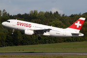 Swiss International Airlines Airbus A319-112 (HB-IPY) at  Hamburg - Fuhlsbuettel (Helmut Schmidt), Germany