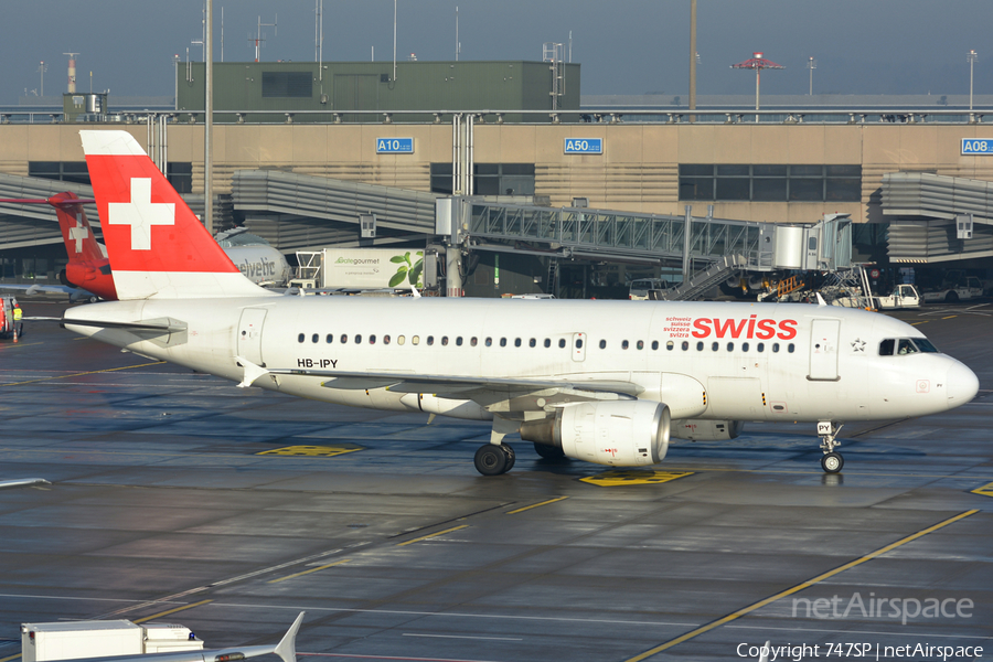 Swiss International Airlines Airbus A319-112 (HB-IPY) | Photo 39582