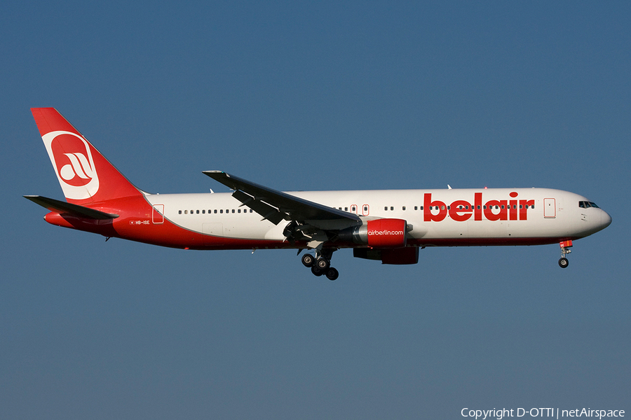 Belair Boeing 767-3Q8(ER) (HB-ISE) | Photo 269236