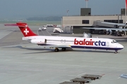 Balair CTA McDonnell Douglas MD-87 (HB-IUA) at  Zurich - Kloten, Switzerland