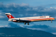 Balair CTA McDonnell Douglas MD-87 (HB-IUD) at  Geneva - International, Switzerland
