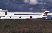 Crossair McDonnell Douglas MD-83 (HB-IUM) at  Hamburg - Fuhlsbuettel (Helmut Schmidt), Germany