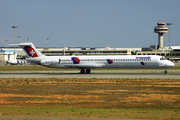 Crossair McDonnell Douglas MD-83 (HB-IUM) at  Palma De Mallorca - Son San Juan, Spain