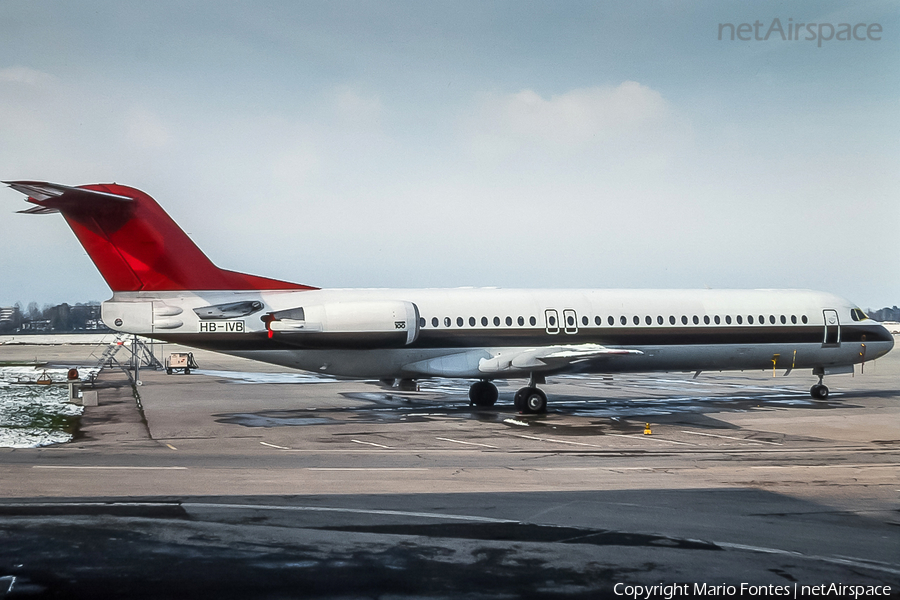 Swissair Fokker 100 (HB-IVB) | Photo 284867