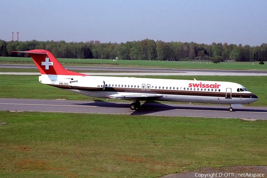 Swissair Fokker 100 (HB-IVC) | Photo 142430