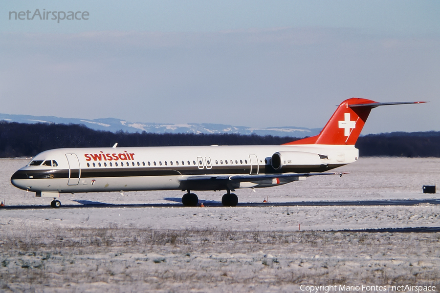 Swissair Fokker 100 (HB-IVE) | Photo 55382