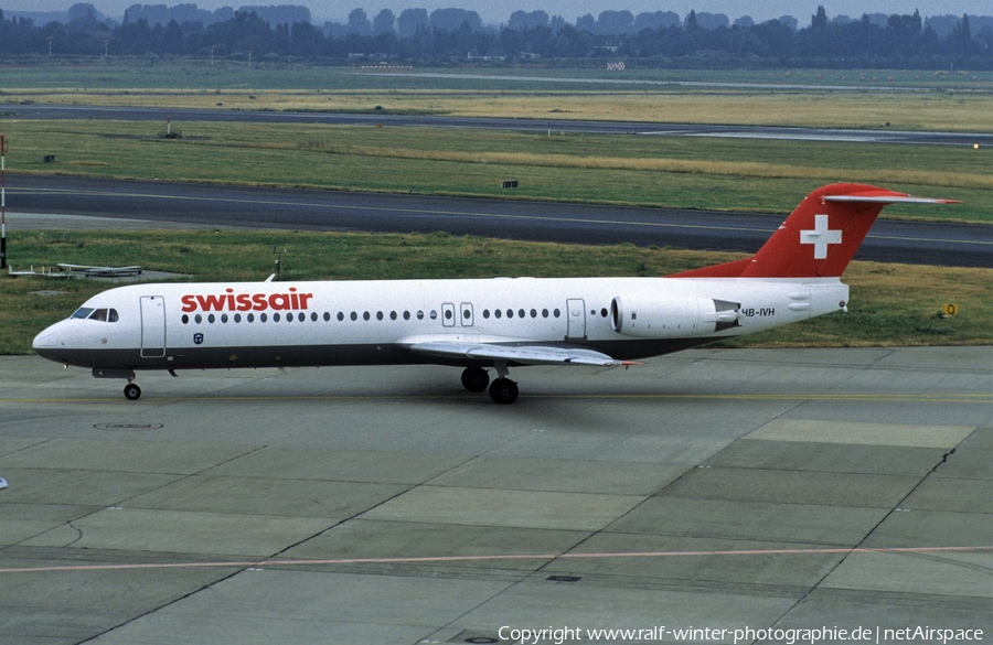 Swissair Fokker 100 (HB-IVH) | Photo 469980