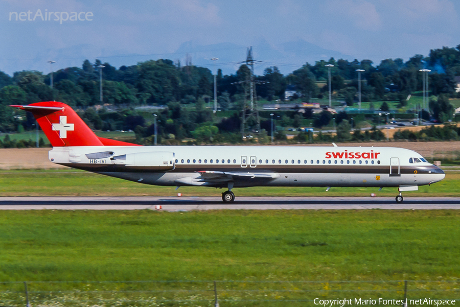 Swissair Fokker 100 (HB-IVI) | Photo 289967