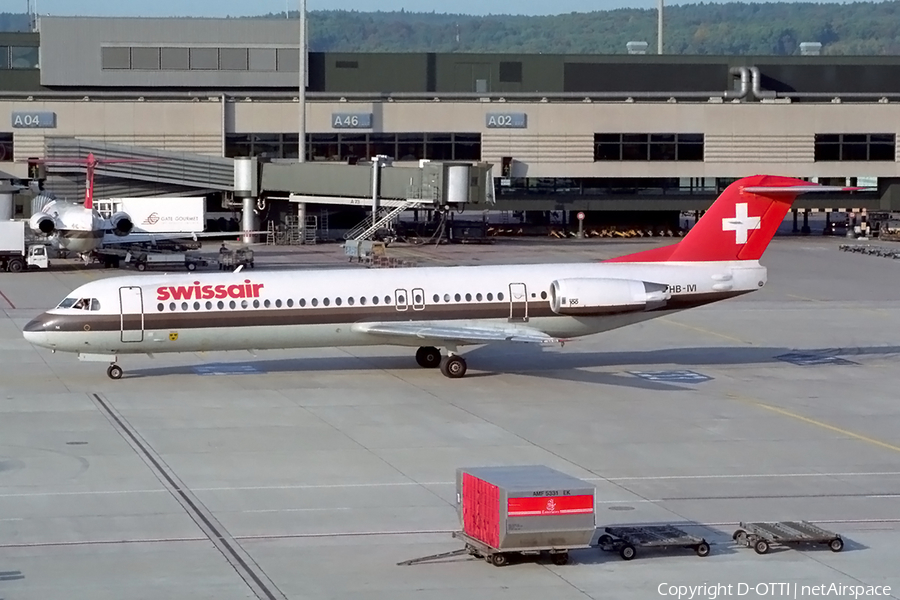Swissair Fokker 100 (HB-IVI) | Photo 144695