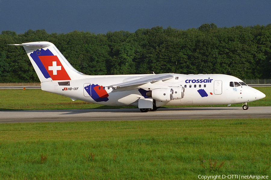 Crossair BAe Systems BAe-146-RJ85 (HB-IXF) | Photo 156002