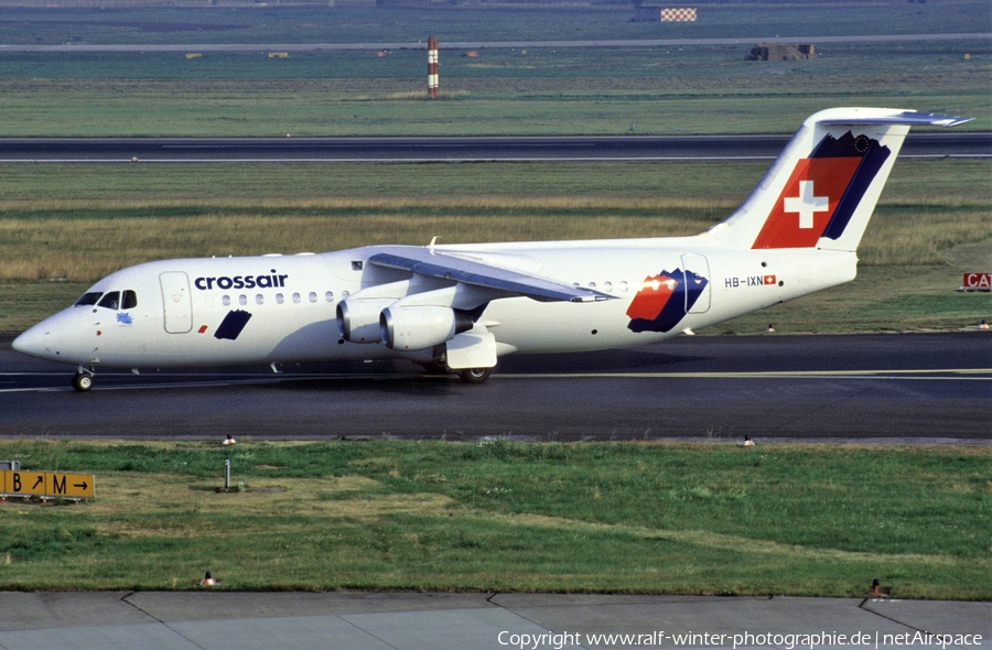 Crossair BAe Systems BAe-146-RJ100 (HB-IXN) | Photo 469976