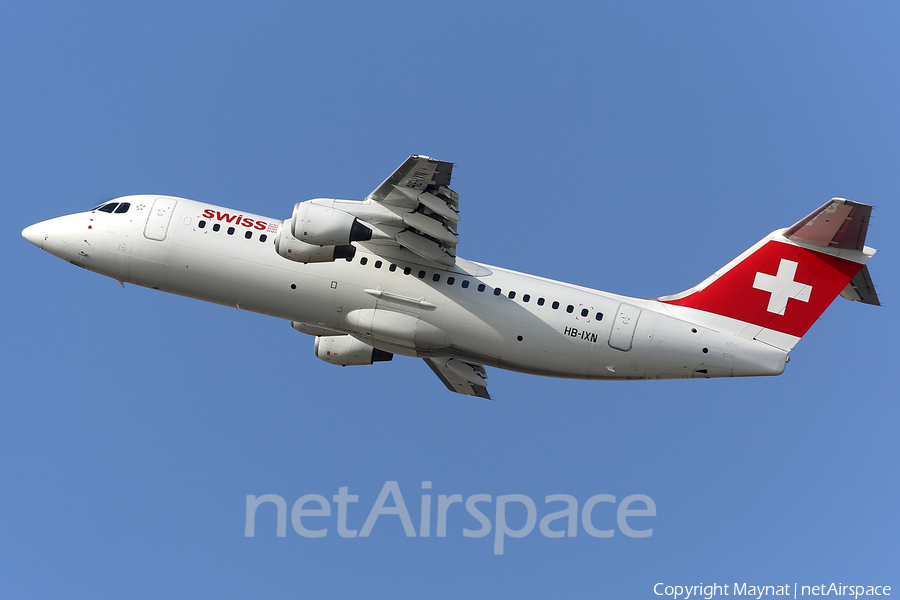 Swiss International Airlines BAe Systems BAe-146-RJ100 (HB-IXN) | Photo 153404
