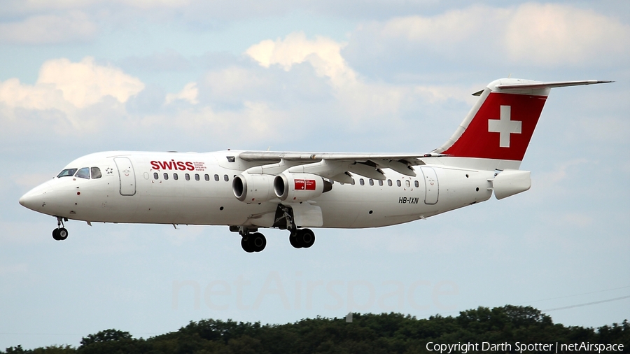Swiss International Airlines BAe Systems BAe-146-RJ100 (HB-IXN) | Photo 206992