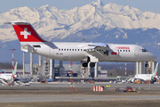 Swiss International Airlines BAe Systems BAe-146-RJ100 (HB-IXN) at  Milan - Malpensa, Italy