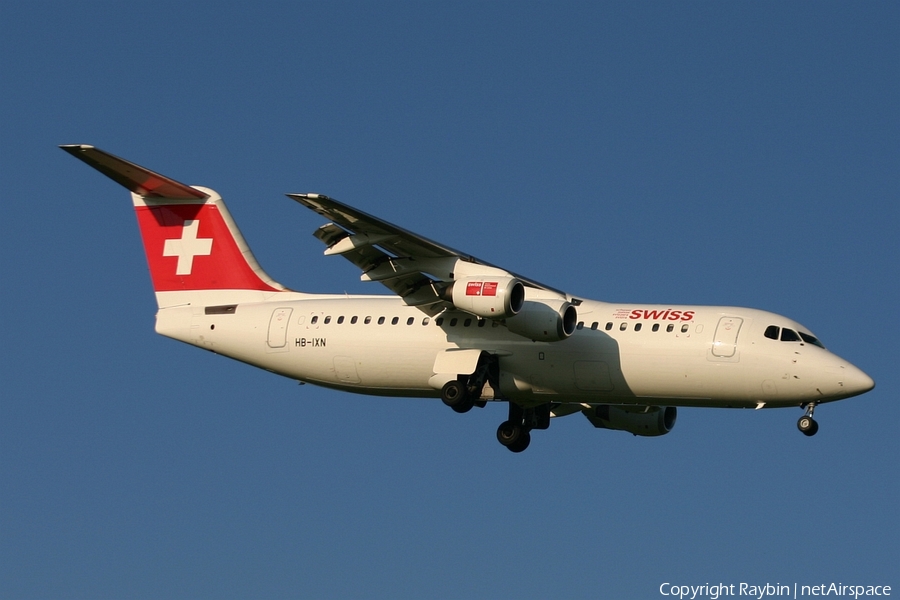 Swiss International Airlines BAe Systems BAe-146-RJ100 (HB-IXN) | Photo 549879