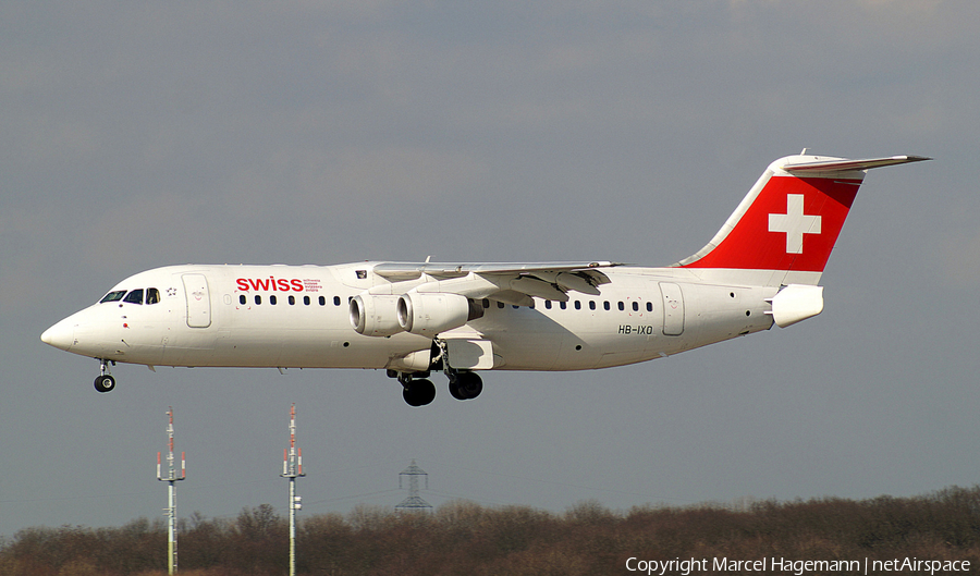 Swiss International Airlines BAe Systems BAe-146-RJ100 (HB-IXO) | Photo 103635