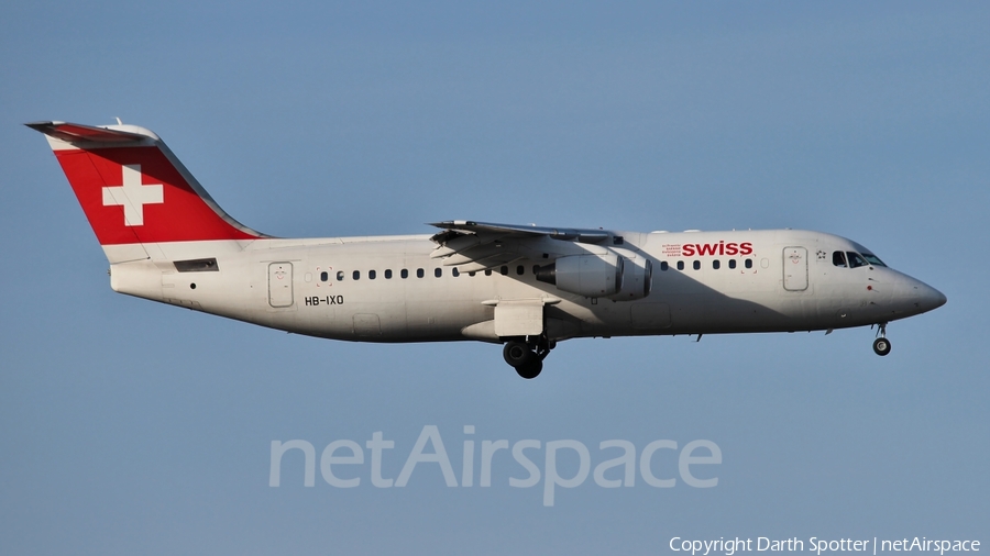 Swiss International Airlines BAe Systems BAe-146-RJ100 (HB-IXO) | Photo 214757