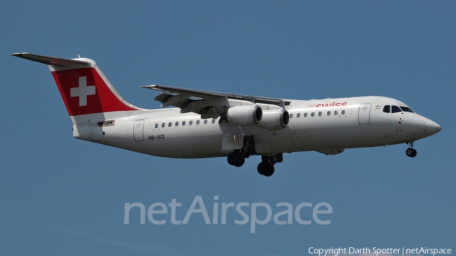 Swiss International Airlines BAe Systems BAe-146-RJ100 (HB-IXO) | Photo 218544