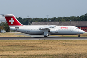 Swiss International Airlines BAe Systems BAe-146-RJ100 (HB-IXO) at  Frankfurt am Main, Germany