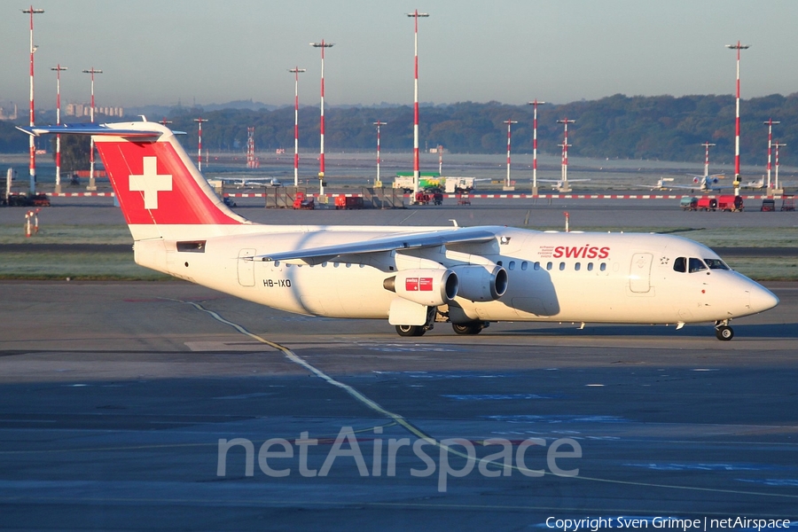Swiss International Airlines BAe Systems BAe-146-RJ100 (HB-IXO) | Photo 19473