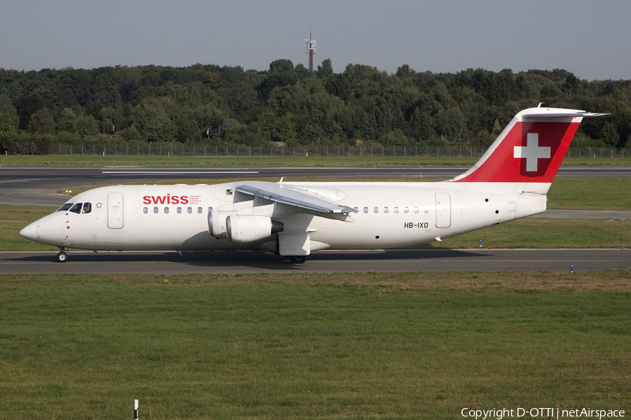 Swiss International Airlines BAe Systems BAe-146-RJ100 (HB-IXO) | Photo 416738