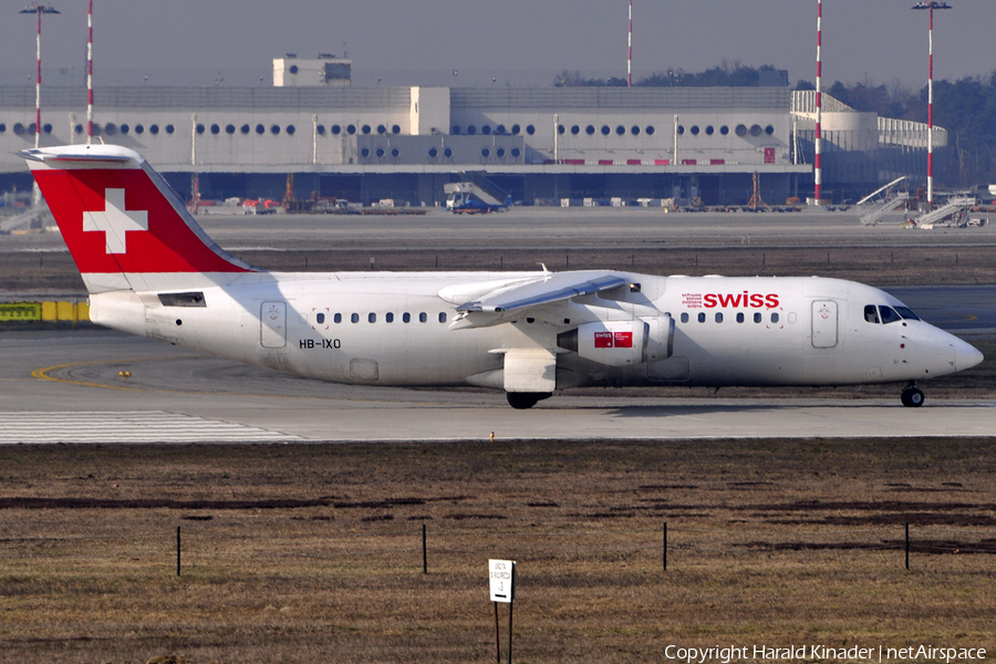 Swiss International Airlines BAe Systems BAe-146-RJ100 (HB-IXO) | Photo 308924