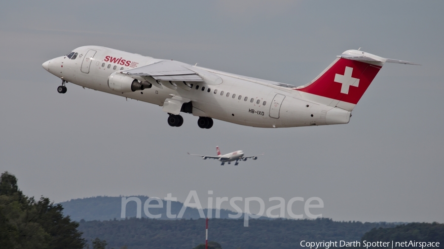 Swiss International Airlines BAe Systems BAe-146-RJ100 (HB-IXO) | Photo 231654