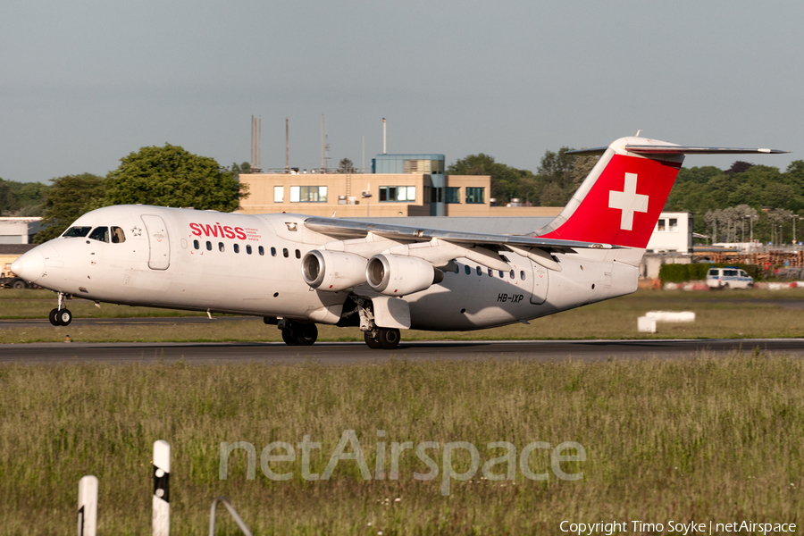 Swiss International Airlines BAe Systems BAe-146-RJ100 (HB-IXP) | Photo 27312