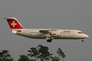 Swiss International Airlines BAe Systems BAe-146-RJ100 (HB-IXP) at  Luxembourg - Findel, Luxembourg