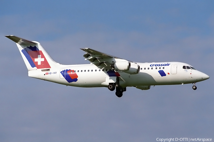 Crossair BAe Systems BAe-146-RJ100 (HB-IXR) | Photo 156230