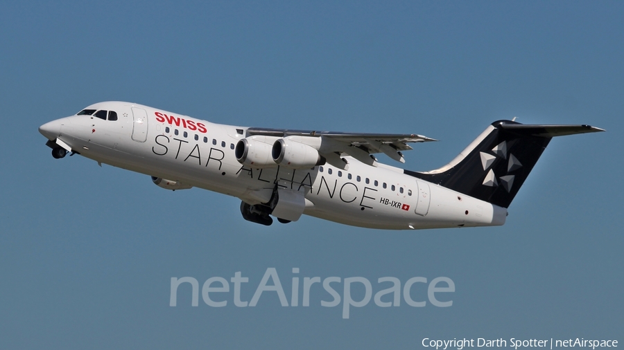 Swiss International Airlines BAe Systems BAe-146-RJ100 (HB-IXR) | Photo 217829