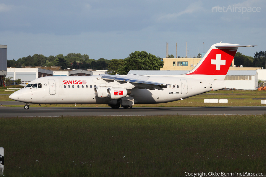 Swiss International Airlines BAe Systems BAe-146-RJ100 (HB-IXR) | Photo 38735