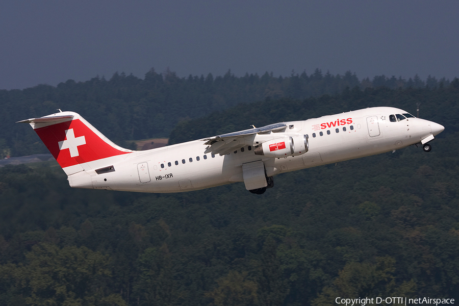 Swiss International Airlines BAe Systems BAe-146-RJ100 (HB-IXR) | Photo 269191