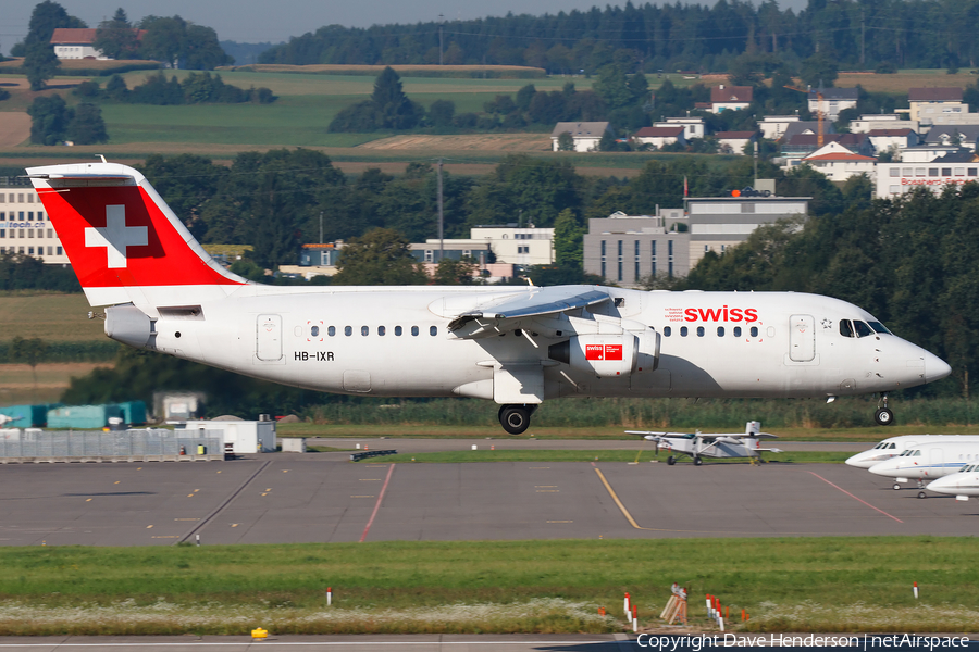 Swiss International Airlines BAe Systems BAe-146-RJ100 (HB-IXR) | Photo 40822