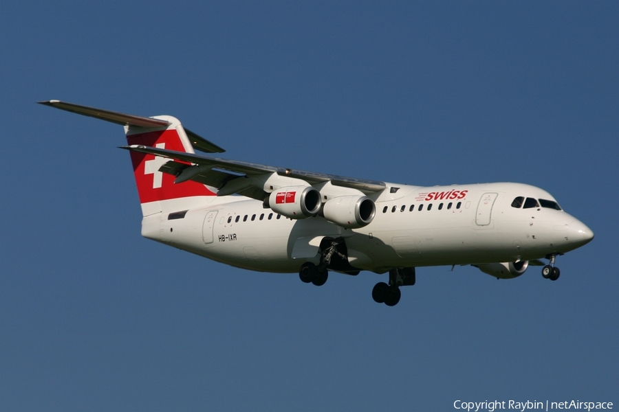 Swiss International Airlines BAe Systems BAe-146-RJ100 (HB-IXR) | Photo 549887