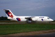 Crossair BAe Systems BAe-146-RJ100 (HB-IXS) at  Hannover - Langenhagen, Germany