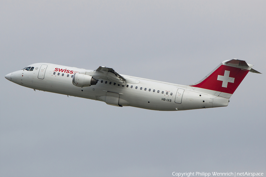 Swiss International Airlines BAe Systems BAe-146-RJ100 (HB-IXS) | Photo 117534