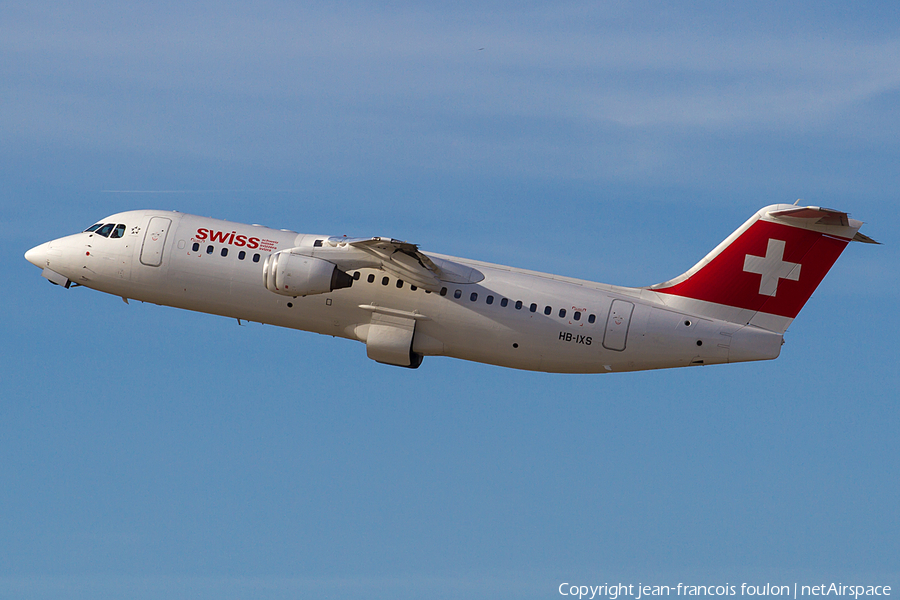 Swiss International Airlines BAe Systems BAe-146-RJ100 (HB-IXS) | Photo 136405