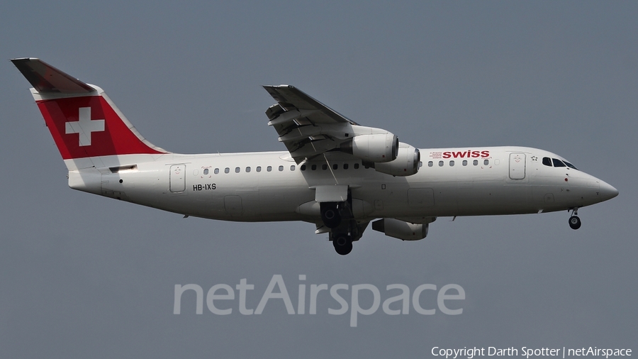 Swiss International Airlines BAe Systems BAe-146-RJ100 (HB-IXS) | Photo 219537