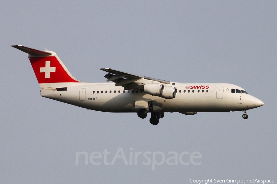 Swiss International Airlines BAe Systems BAe-146-RJ100 (HB-IXS) | Photo 29213
