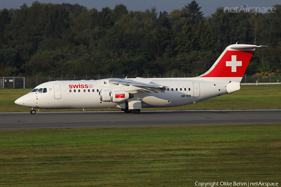Swiss International Airlines BAe Systems BAe-146-RJ100 (HB-IXS) | Photo 58976
