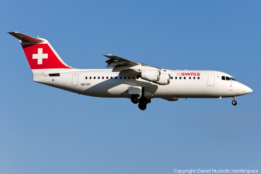 Swiss International Airlines BAe Systems BAe-146-RJ100 (HB-IXS) | Photo 517404