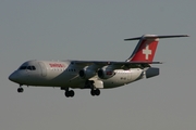 Swiss International Airlines BAe Systems BAe-146-RJ100 (HB-IXS) at  Luxembourg - Findel, Luxembourg