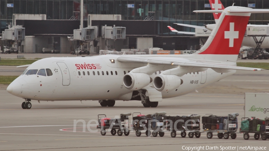 Swiss International Airlines BAe Systems BAe-146-RJ100 (HB-IXS) | Photo 212819